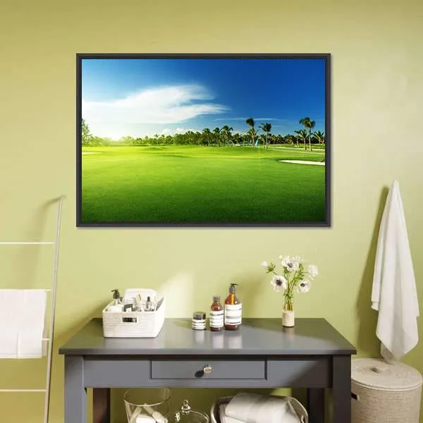 Golf Courses In Dominican Republic Canvas Wall Art