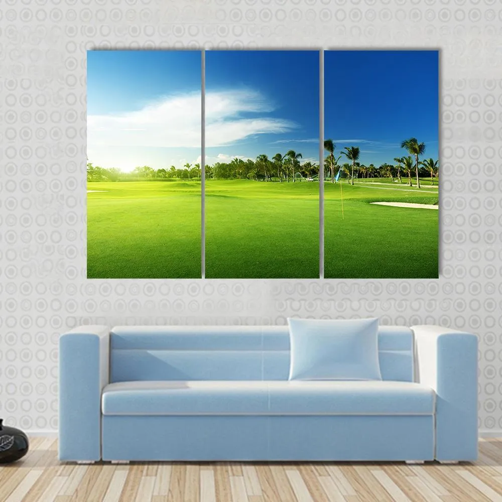 Golf Courses In Dominican Republic Canvas Wall Art