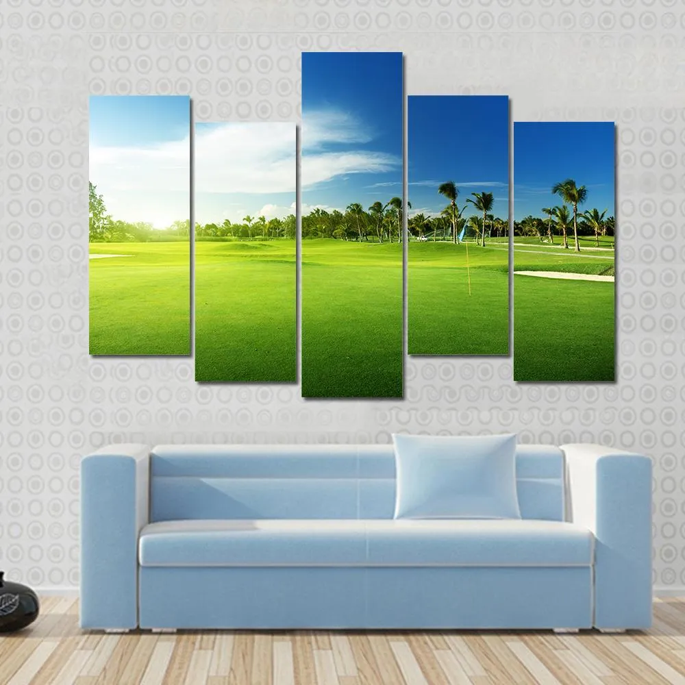 Golf Courses In Dominican Republic Canvas Wall Art