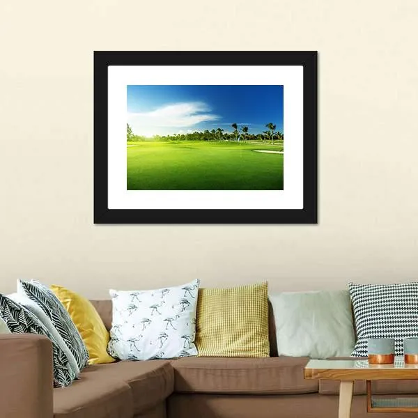 Golf Courses In Dominican Republic Canvas Wall Art