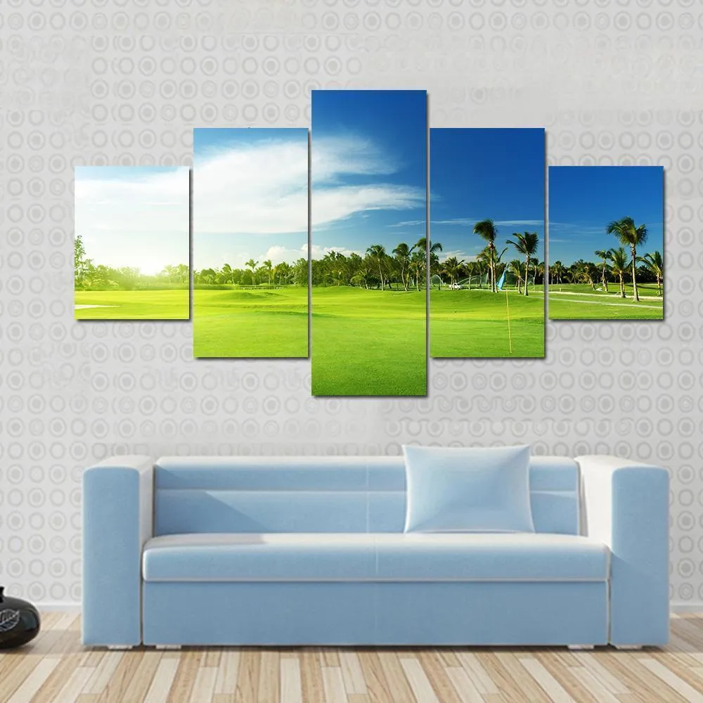 Golf Courses In Dominican Republic Canvas Wall Art