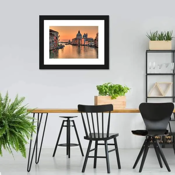 Grand Canal In Venice Canvas Wall Art