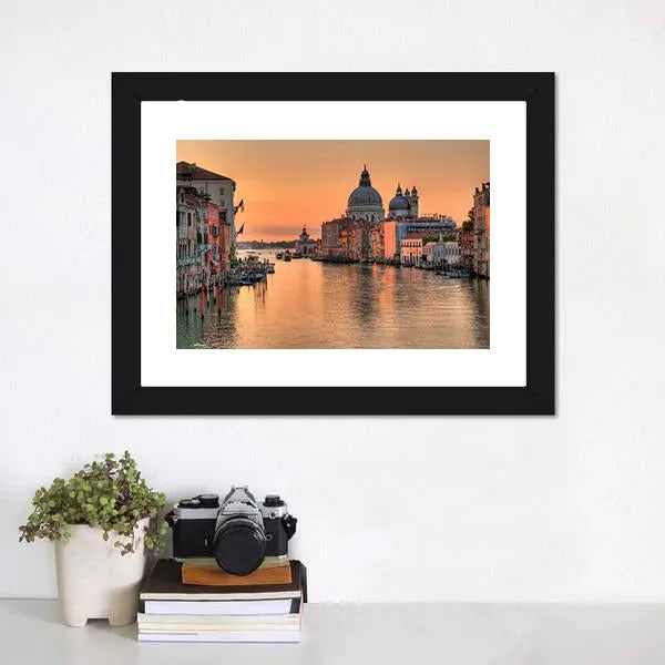 Grand Canal In Venice Canvas Wall Art