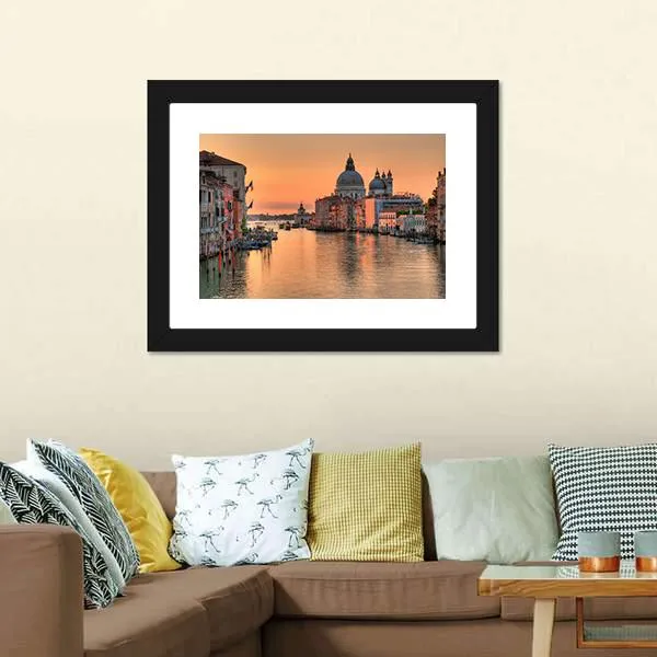 Grand Canal In Venice Canvas Wall Art