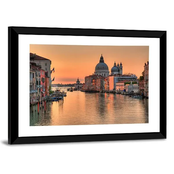 Grand Canal In Venice Canvas Wall Art