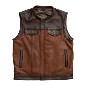 Gunner Men's Leather Motorcycle Vest (Limited Edition)