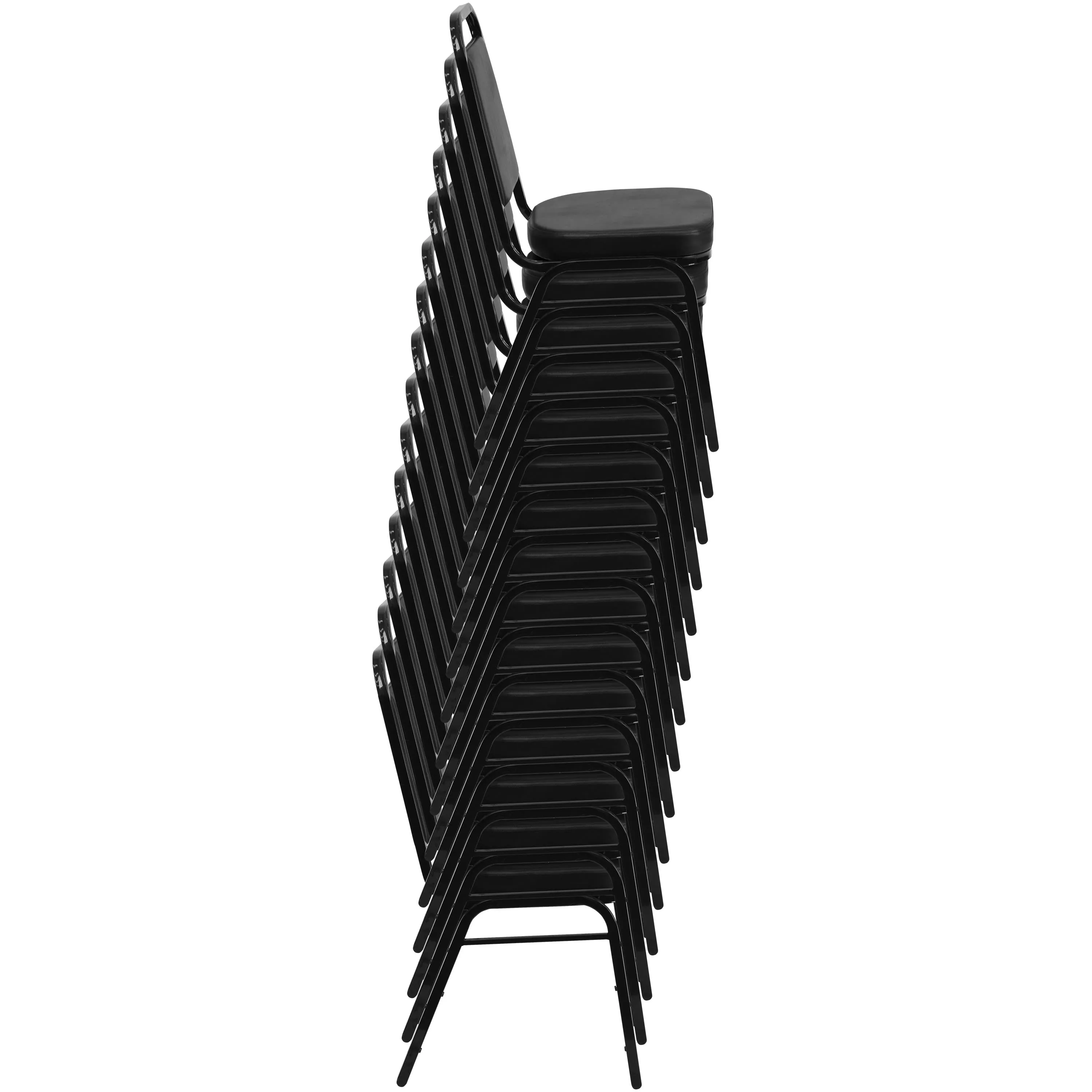 HERCULES Series Trapezoidal Back Stacking Banquet Chair with 2.5" Thick Seat