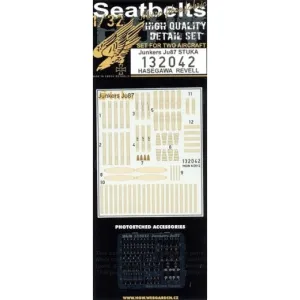 HGW 1/32 Ju 87 STUKA - Seatbelts | 132042