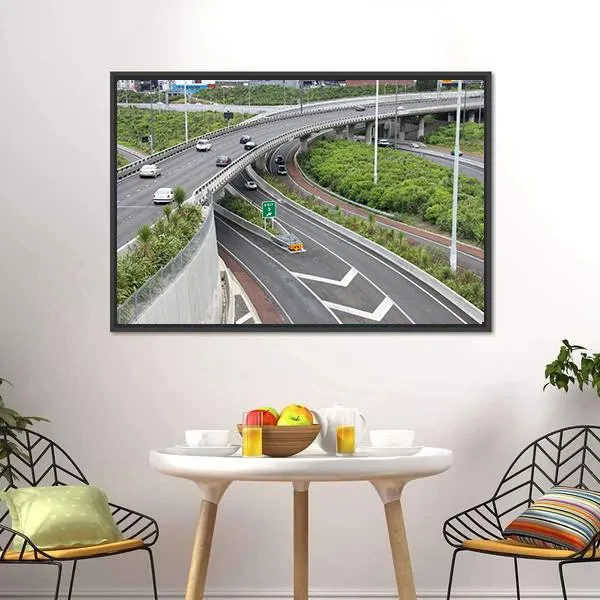 Highways In Auckland Canvas Wall Art