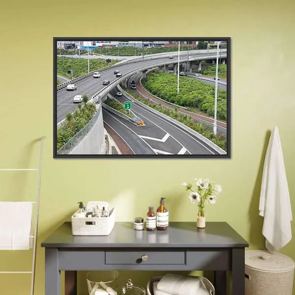 Highways In Auckland Canvas Wall Art