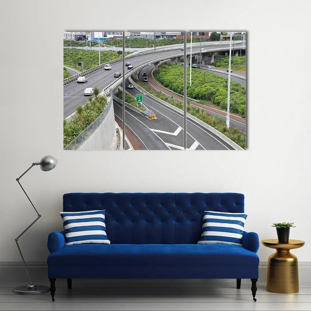 Highways In Auckland Canvas Wall Art