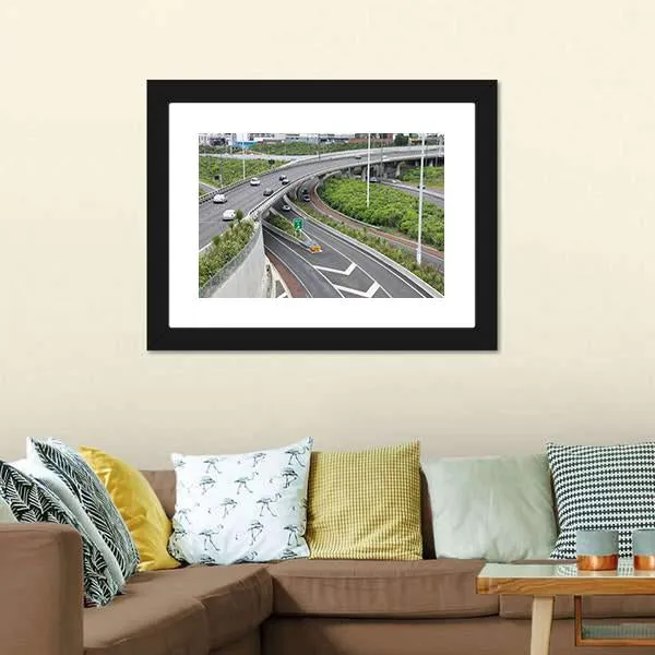 Highways In Auckland Canvas Wall Art