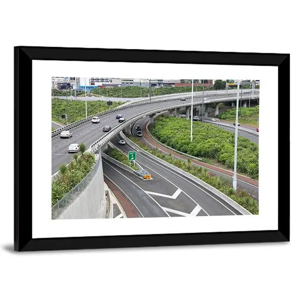 Highways In Auckland Canvas Wall Art