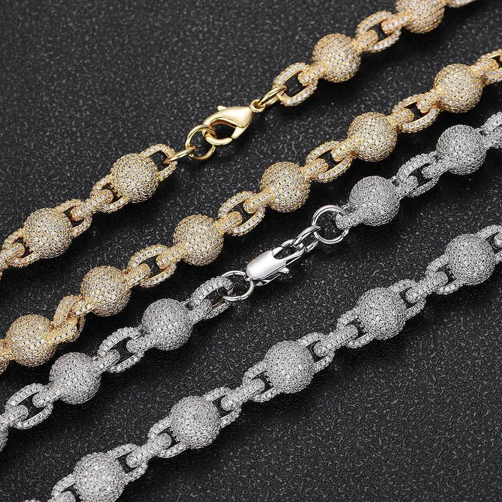 Iced Ball Box Link Chain - 10.5mm