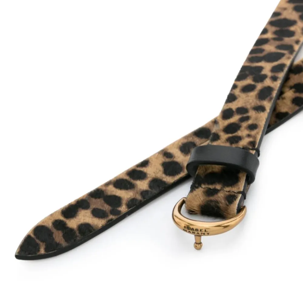 Isabel Marant Luno Belt - Leopard