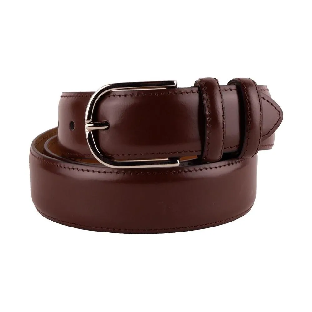 Made in Italy Elegant Milano Leather Belt Quartet