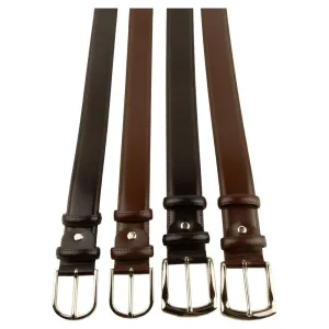 Made in Italy Elegant Milano Leather Belt Quartet