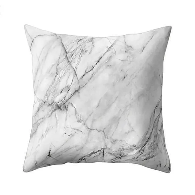 Marble Look Printed Home Pillow Cases