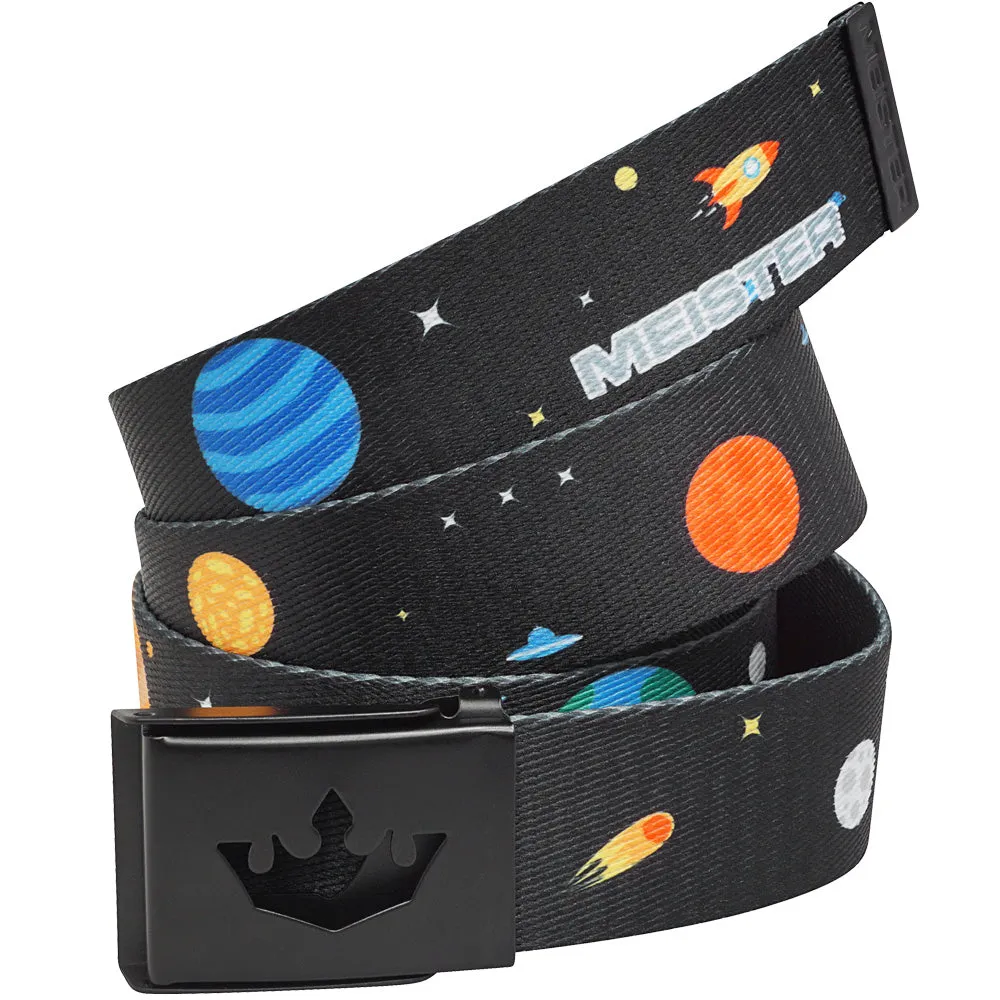 Meister Player Web Golf Belt - Outer Space