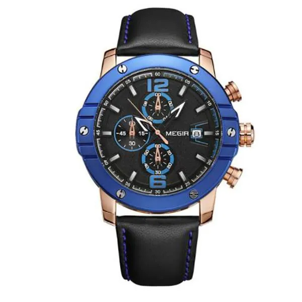 Men's Army Leather Sports Watch