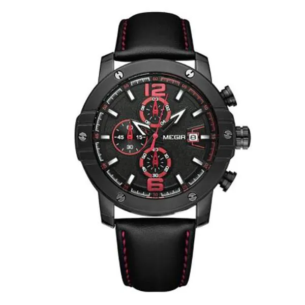 Men's Army Leather Sports Watch