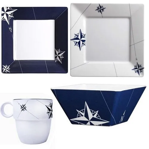 Northern Star Square Melamine Dinnerware