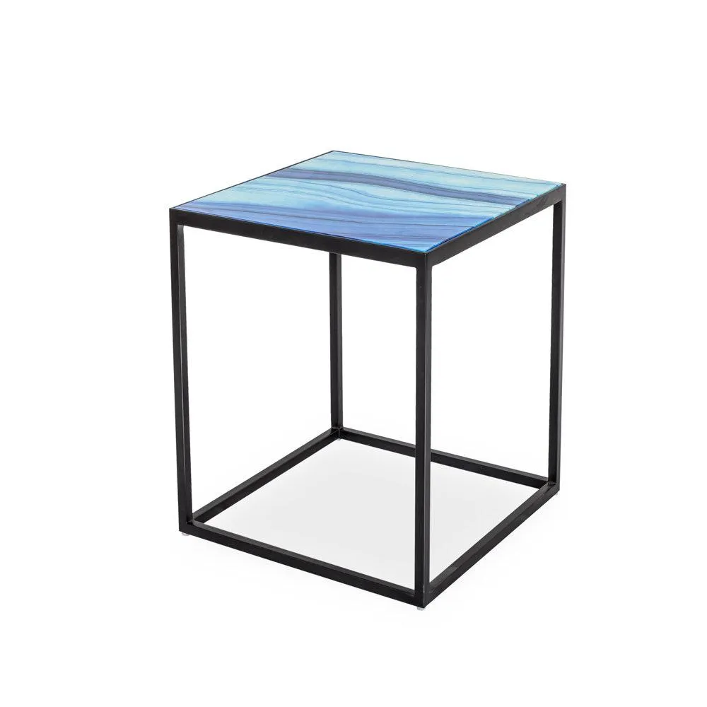 Portia Glass Side Table CELESTINE