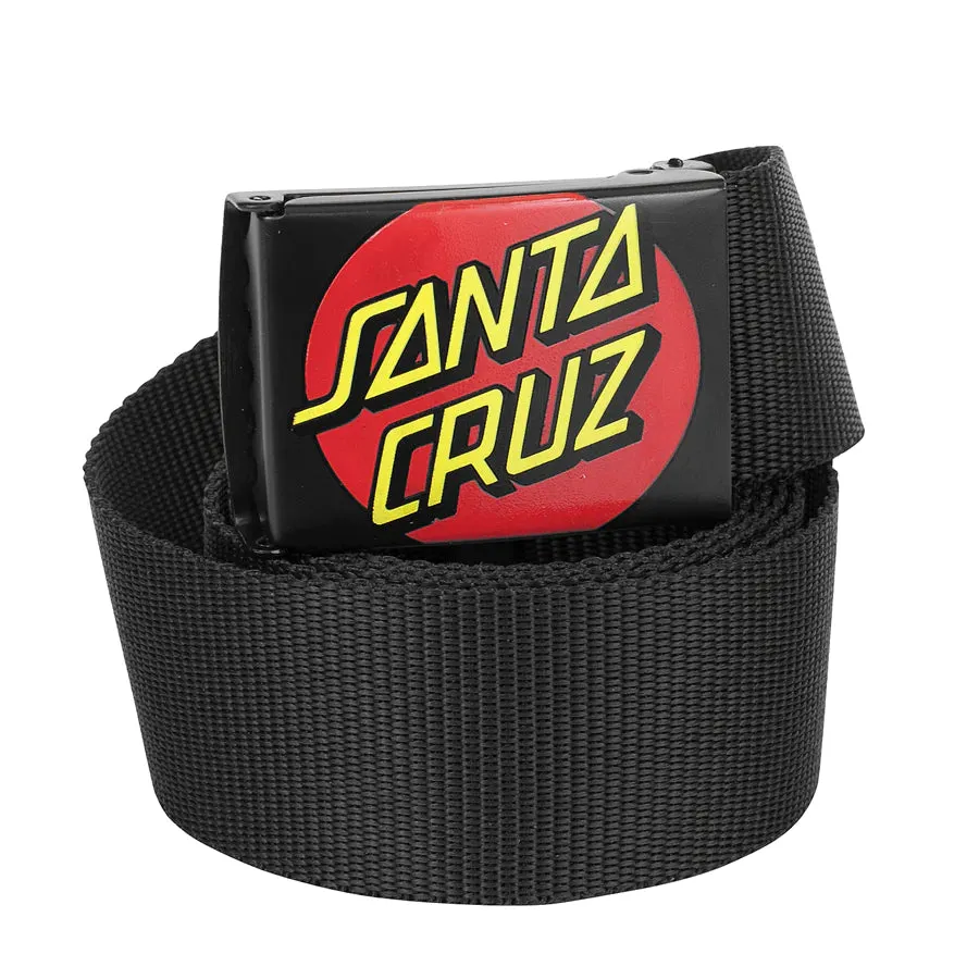 Santa Cruz Classic Dot Web Belt Black OS