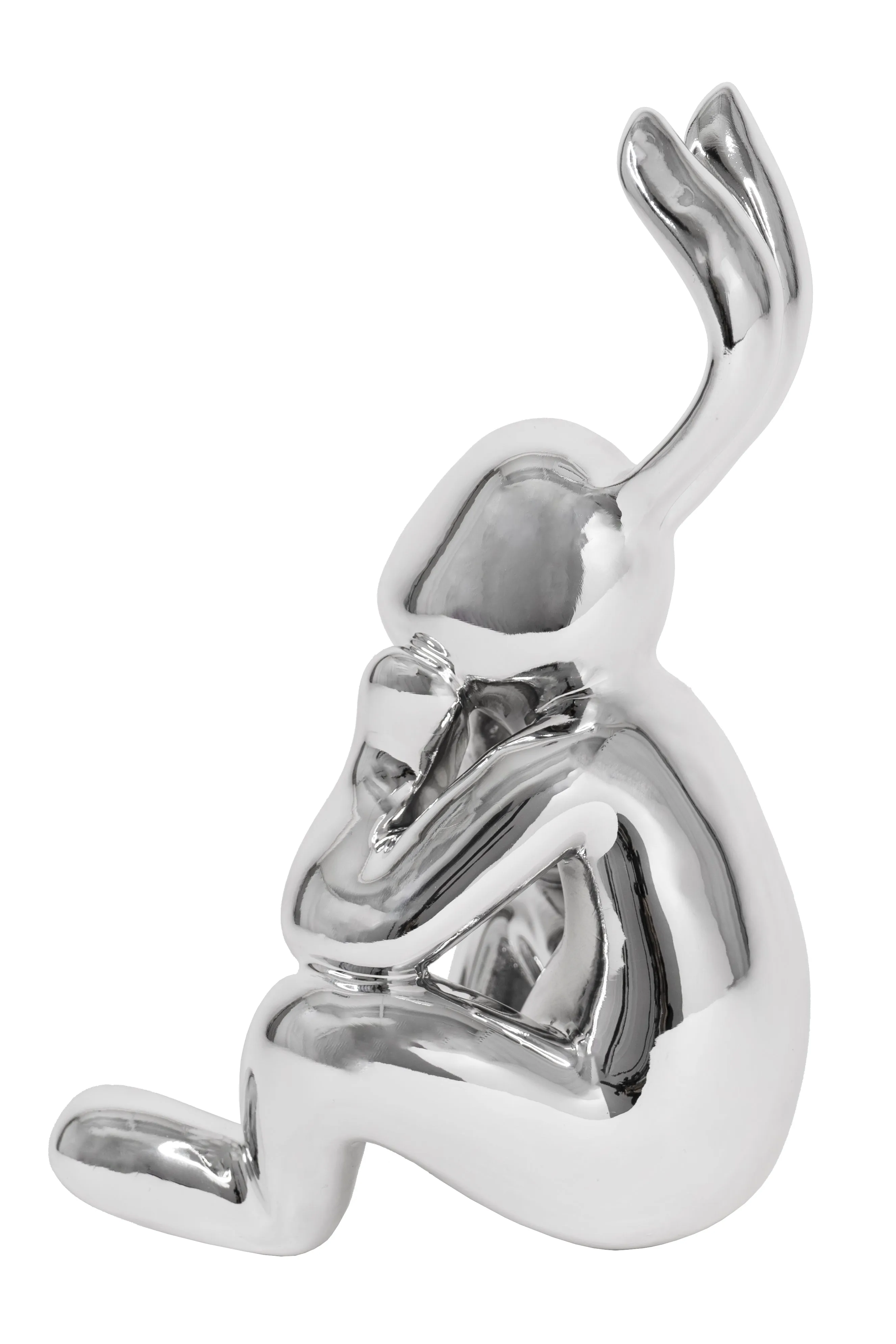 Sitting Chrome Bunny