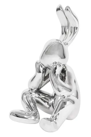 Sitting Chrome Bunny