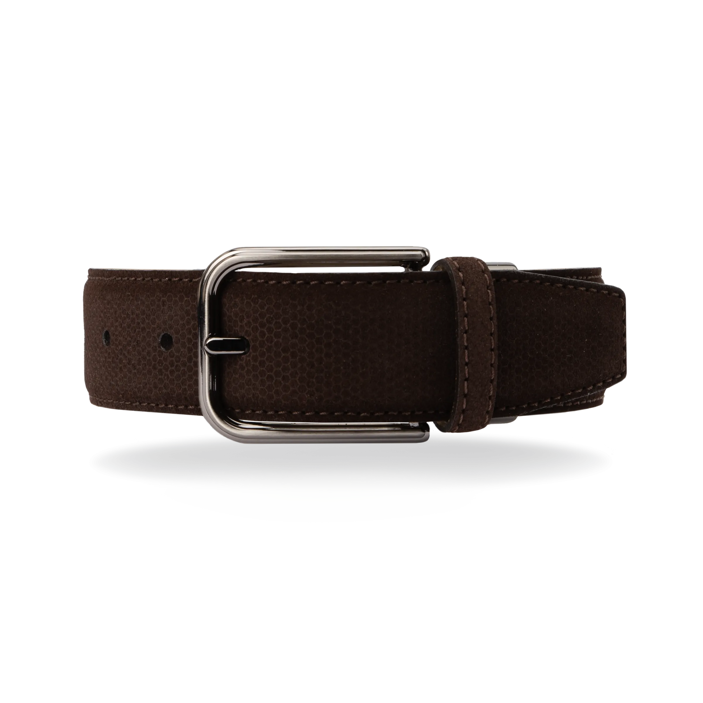 Suede Belt - Brown Suede