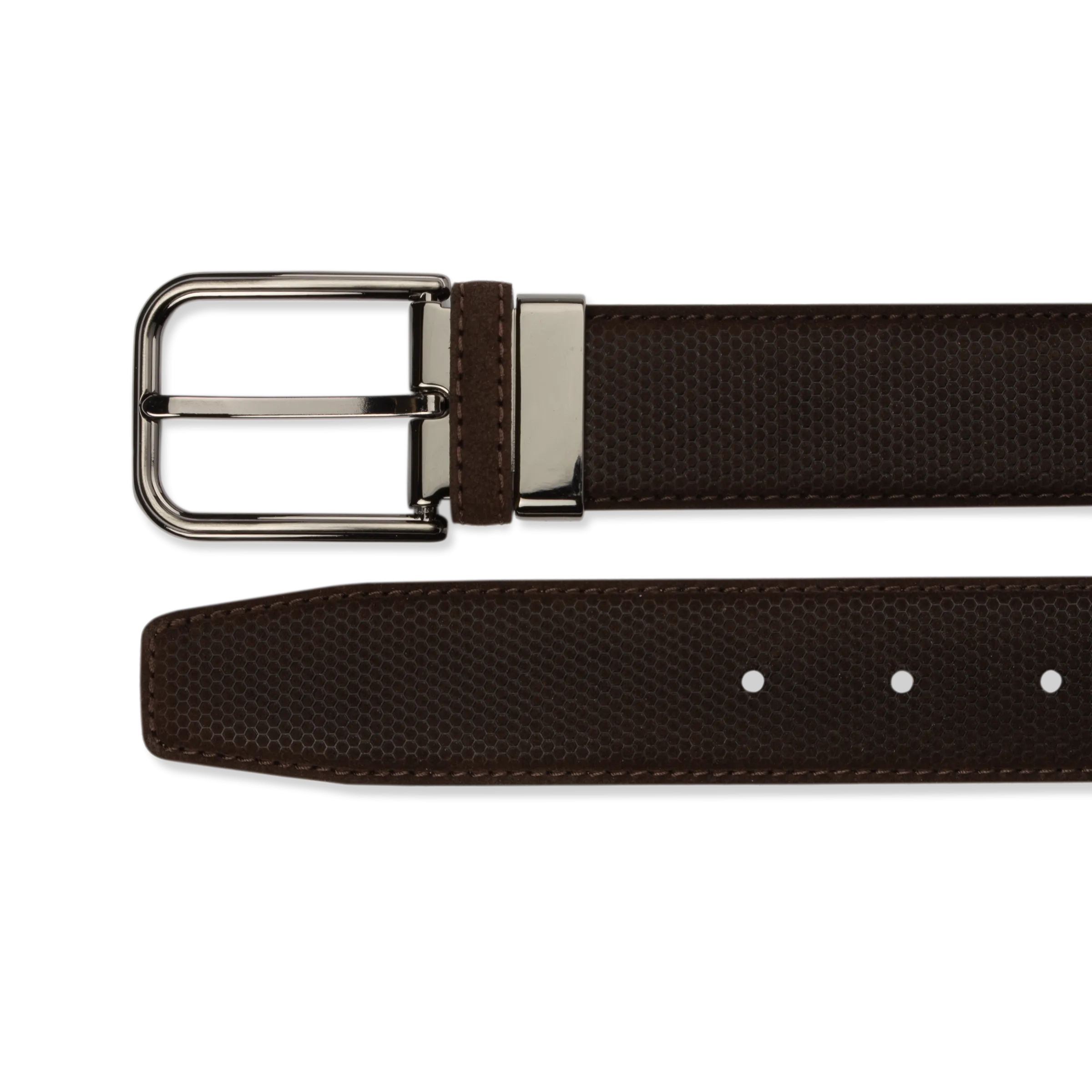 Suede Belt - Brown Suede